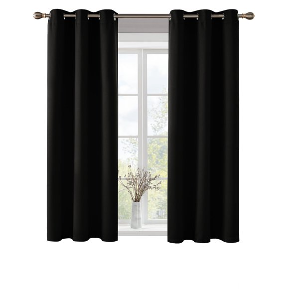 Cortinas opacas Deconovo con aislamiento térmico de 107 x 160 cm, 2 paneles