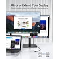 thumbnail image 5 of LENTION USB to HDMI Adapter,4K HDMI Video Audio Converter,Digital AV Adapter Cable for 2023-2016 MacBook Pro,New Mac Air/iPad/Surface, Samsung S21/S20,More(4KHDMI,Silver), 5 of 11