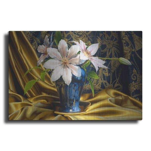 Luxe Metal Art 'A Star' by Francois Chartier, Metal Wall Art, 16"x12"