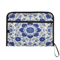 thumbnail image 7 of Accordion File Organizer with Zip Closure 13 Pockets Expanding File Folder Letter A4 Paper Document Organizer for Home Office Blue and White Batik Pattern, 7 of 7