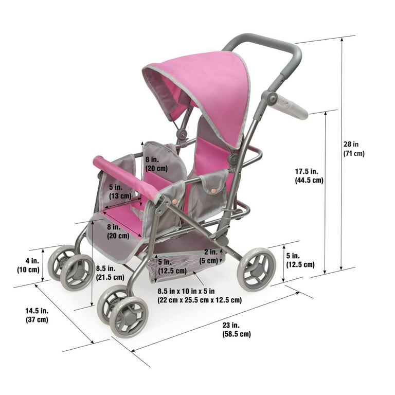 Badger basket triple doll stroller online
