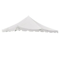Party Tents Direct Weekender Standard Pole Party Tent Top ONLY, White, 20' x 20'