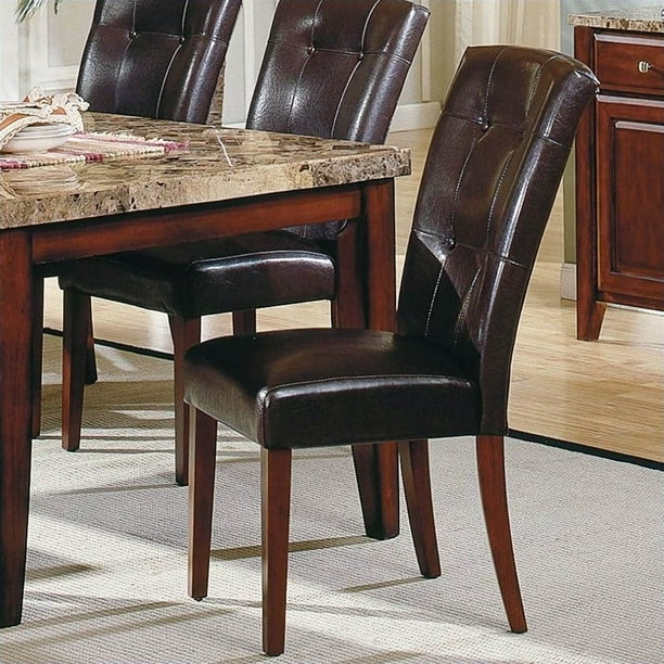 Steve Silver Company Montibello Dining Chair in Dark Brown