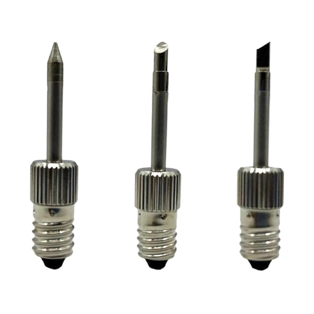 Conjunto de Puntas de Hierro con Rosca E10 02-Punta B 02-Punta C 02-Punta K