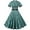 Womens Dresses-Green, variant on Homenesgenics Womens Clothes $5 Spring Summer 2025 Women's Vintage Print Hem Dress/Red
