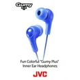 thumbnail image 2 of JVC Gumy in Ear Earbud Headphones, Powerful Sound, Comfortable and Secure Fit, Silicone Ear Pieces S/M/L - HAFX7V Purple, Small, 2 of 6