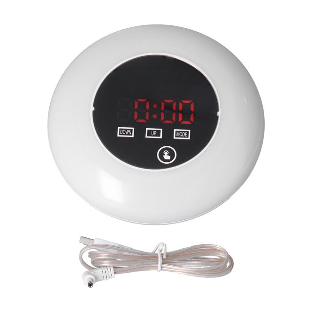 Reloj despertador ANGGREK Termómetro Electrónico LED Brillo Ajustable