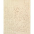 thumbnail image 2 of Anton Raphael Mengs 20x24 Black Ornate Framed Double Matted Museum Art Print Titled: Rest on the Flight into Egypt (Mid-18th-Late 18th Century), 2 of 5