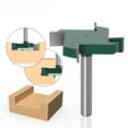 thumbnail image 3 of Industrial-Grade 4-Flute T-Shape Woodworking Slotting Cutter with 1/4" or 6" Handle Options - Precision Tool for Efficient Cutting, Versatile Compatibility with Multiple Bed Types (6*40*3/8, Green), 3 of 6