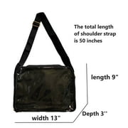 Multi-Color Ita Crossbody Bag and Multi-Color Insert, Ita Messenger Bag, Window Bag, Pin Purse, Pin Display Bag, Ita Bags, Pin Trading Bag, Itabag, Shoulder Ita Bag.