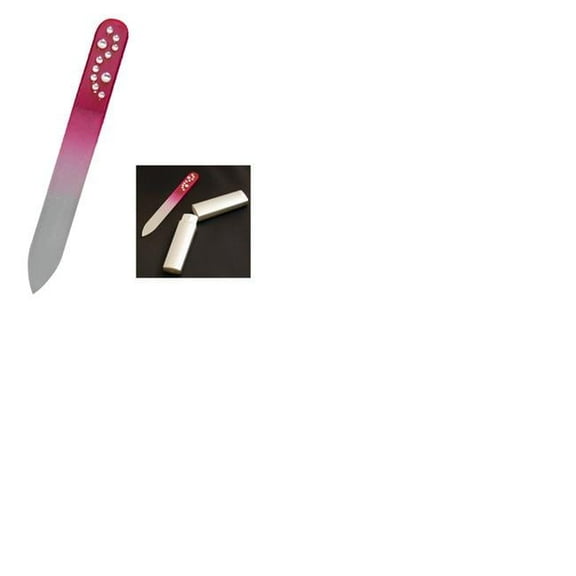 Glass Nail File with Case