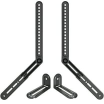 MOUNT PRO Soundbar Mount, Sound Bar TV Bracket, for Mounting Above or Under TV, Fits Sound Bars Up to 15 Lbs, Tool-Free Knob Adjustable Soundabr Bracket with Mounting Hardware