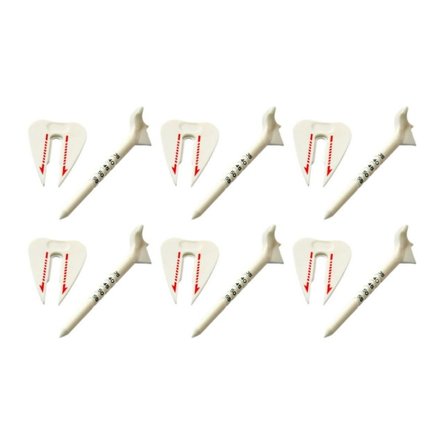 6x Ajuste de altura Camas de golf, asientos de bola de límite reutilizables, resistentes golfistas portátiles de regalos de golf Herramientas de