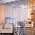 thumbnail image 2 of Gustave 39"x78" Glitter String Curtain Wall Panel Fringe Window Room Blind Divider Tassel Screen for Wedding Home Decoration "Blue", 2 of 8