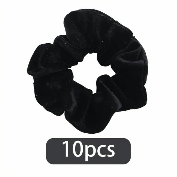 TELOLY 10Pcs Scrunchies for Women Quality Fabric Holds Shape Hair Accessories for Women Works with Any Style Hair Scrunchies style1