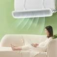 thumbnail image 3 of DFC Universal Air Conditioner Wind Shield Deflector For Living Room And Bedroom ABS Furniture No Installation Needed Baffle Cover, 3 of 7