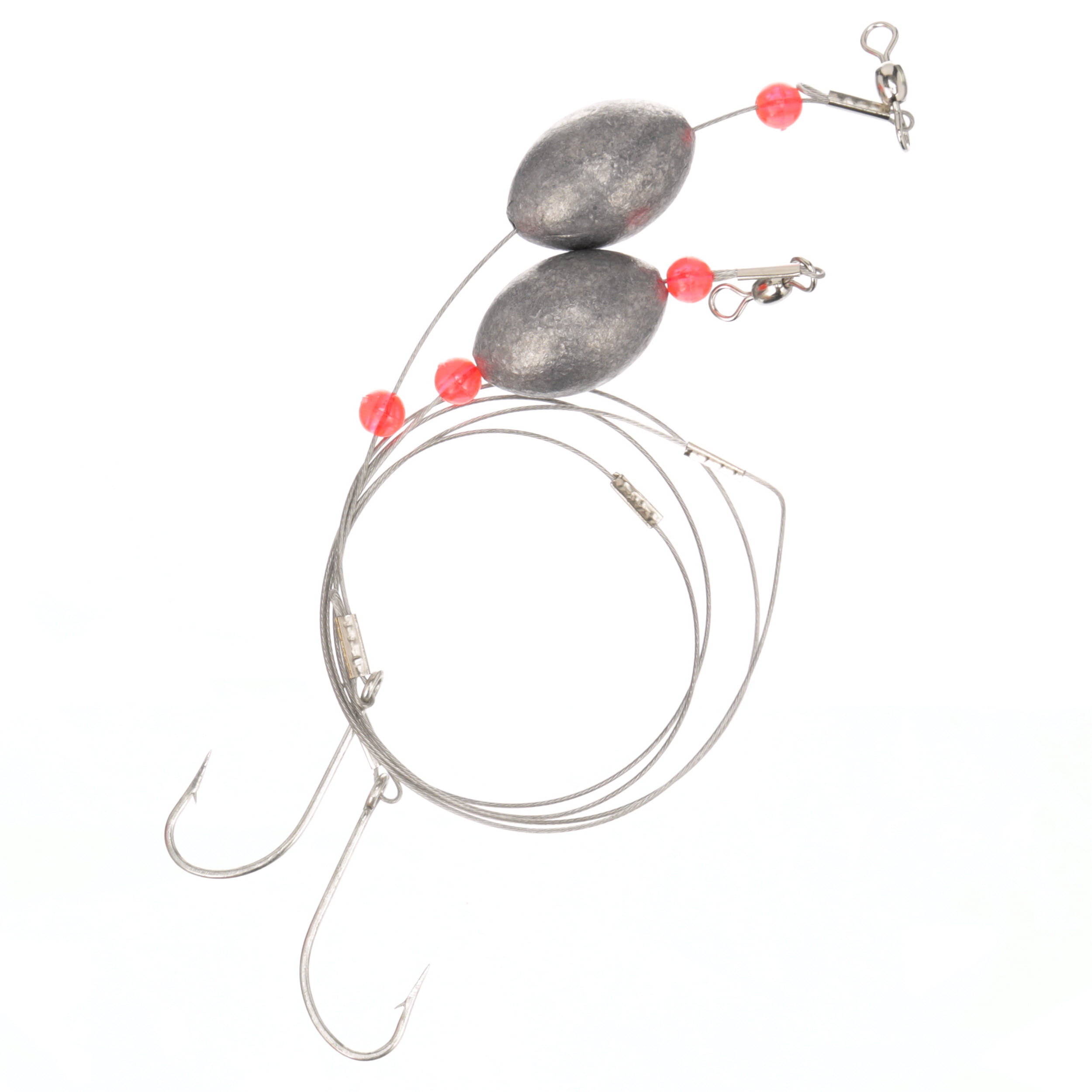 (2 pack) Eagle Claw Fishing Tackle, L1025-112 Lazer Ready Rig with Hook, 1 1/2 oz.
