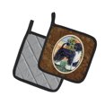 thumbnail image 2 of Carolines Treasures SS8855PTHD Portuguese Water Dog Pair of Pot Holders, 7.5HX7.5W, multicolor, 2 of 2