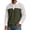 Army Green, variant on UVEASISHA Mens Polos Shirts Color-Block Long Sleeve T-Shirts Waffle Knit Pullover Casual Business Office Tshirt S
