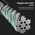 thumbnail image 1 of Candado de combinación Candados para bicicleta MTB de 5 dígitos Cable antirrobo (17,2x570 mm) Negro JShteea Accesorios para bicicletas, 1 of 8