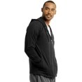 thumbnail image 2 of ET TU Men's Cotton Lightweight Zip Up Hoodie Jacket, Black, Small, 1 Pack, 2 of 4