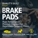 thumbnail image 4 of Pastillas De Freno Delanteras De Cerámica Premium De Calidad 1001-2094C Compatibles Con Kia Soul 2017-2019, 4 of 5
