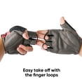 thumbnail image 3 of AirExpect Shock Absorbing Unisex Mountain Bike Half Finger Gloves, 3 of 7