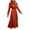 Red, variant on IROINNID Long Sleeve Dress for Women Fall Dress Full-Length Formal Dress Spring V-Neck Solid Slimming Long Sleeve Dress,Beige