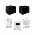 thumbnail image 2 of Black Toaster Cover 4 Slice, Pure Black Dustproof Bread Machine Oven Cover with Storage Pockets, Fits Most Kitchen Toasters Protector, 2 of 5