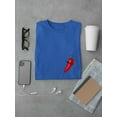 thumbnail image 3 of Cool Mustache Chili Pepper Men Royal Blue T-Shirt, Male XX-Large, 3 of 4