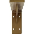 thumbnail image 3 of Ekena Millwork 2"W x 10"D x 4 3/4"H Embrey Steel Bracket, Hammered Gold, 3 of 11