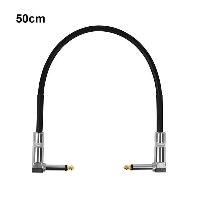 pitrice Effect Cable Effector Rope Audio Wire Craftsmanship Instrument Wear-resistance Long-lasting Rustproof Instrument Accessories Musical Gear 50cm