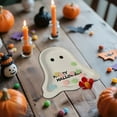 thumbnail image 4 of NWOKYZGH 1Pc Ceramic Ghost Plate, Reusable Halloween Plate for Everything from Desserts, Salads, Snacks, Candy, Appetizers and More, 4 of 6