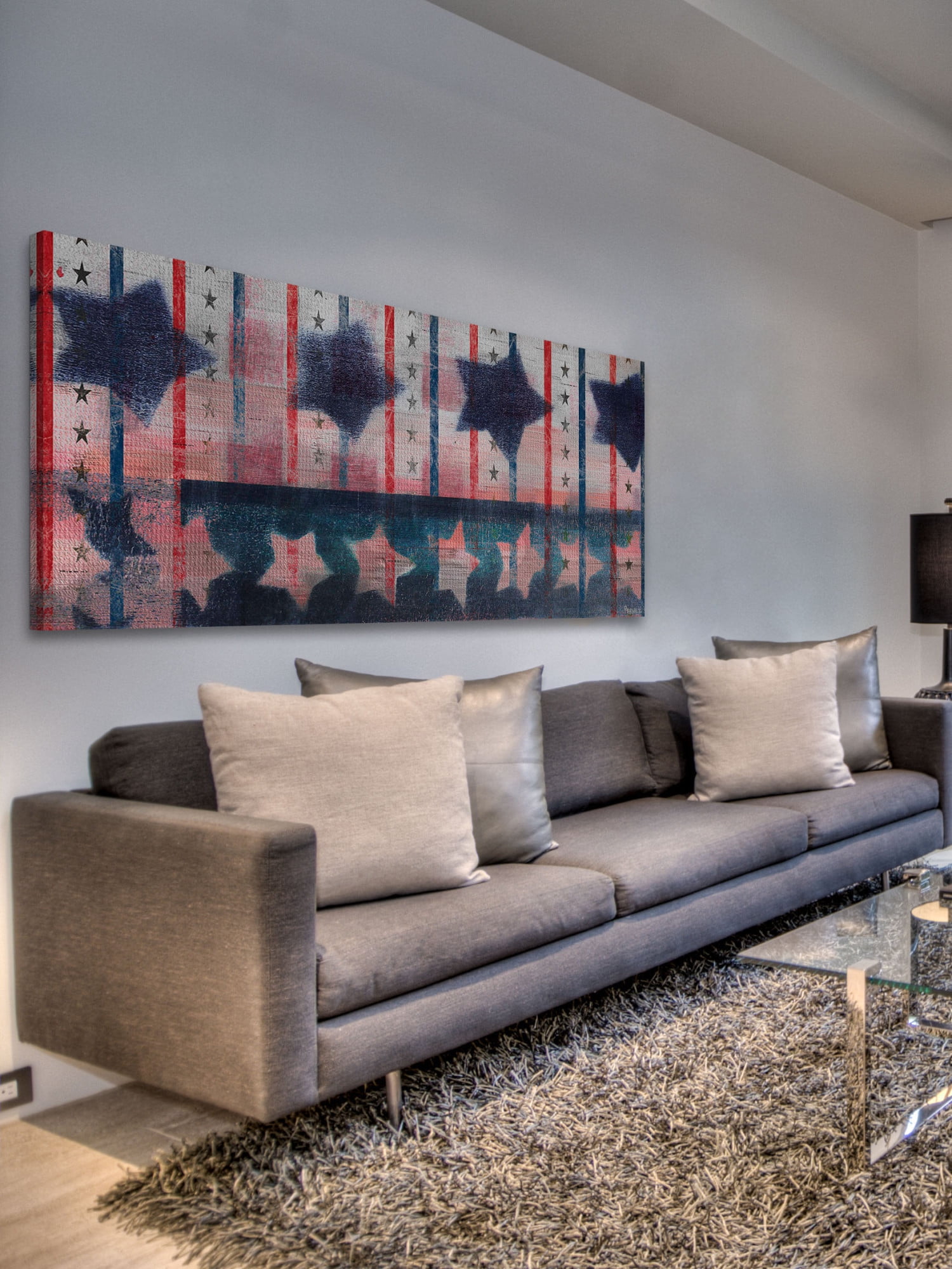 Parvez Taj "Bold Stars" Print on Canvas