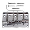 thumbnail image 2 of Guardoinrt 80mm 4 Strings Bass Bridge Tailpiece stringed replacement Adjustable with Screws for Bass Argent, 2 of 6