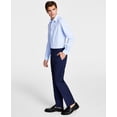 thumbnail image 6 of Men's Slim-Fit Plaid Performance Dress Pants Blue 36x29, 6 of 6