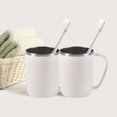 thumbnail image 4 of onlyliua Artículos En Liquidación Vaso para Enjuague Bucal de Acero Inoxidable Vaso para Cepillado de Pareja de Apariencia Alta Vaso para Cepillo de Dientes para Niños Advanced Sense Vaso para Lavado, 4 of 6