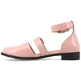 thumbnail image 3 of Journee Womens Constance Buckle Round Toe Mary Jane Flats, Widths Available, 3 of 10