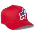 thumbnail image 1 of Fox Racing Toxsyk Flexfit Hat Flame Red Large/XL, 1 of 2
