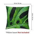 thumbnail image 4 of nygtbtfer Green Leaf Print Throw Pillow Covers Soft Corduroy Pillowcase Decorative Cushion Cover Modern Square Cushion Cases for Living Room Bed Sofa Bedroom Without Pillow White, 4 of 7