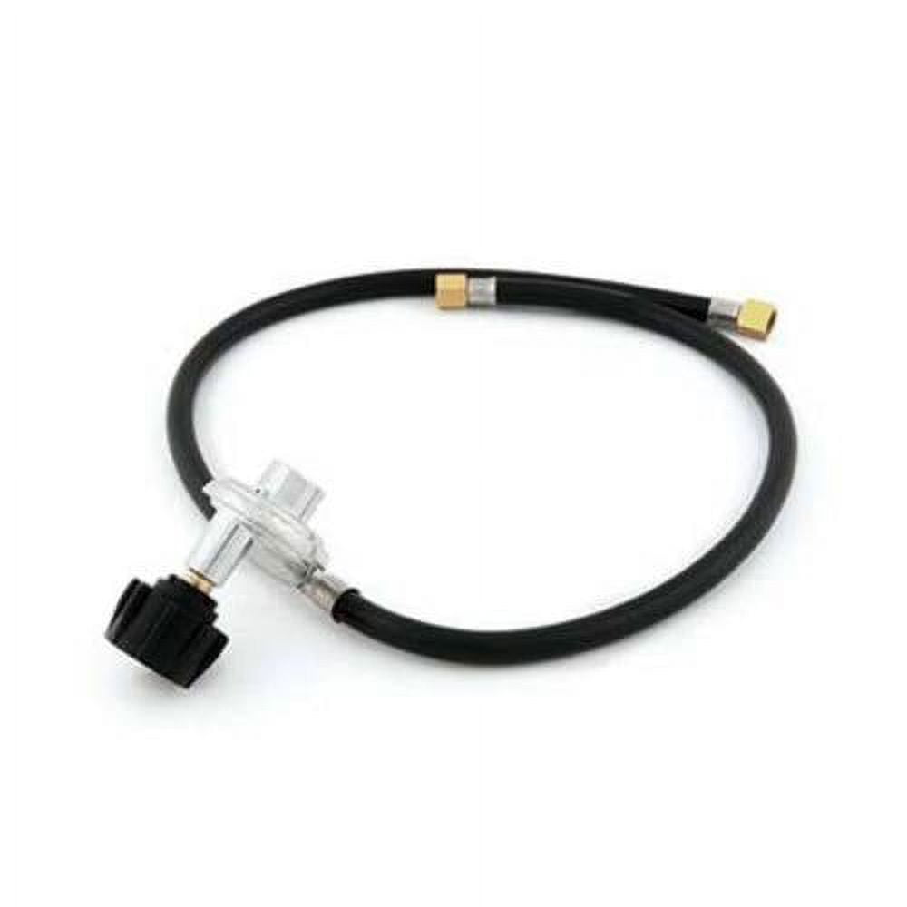 GPM 21" Dual LP Propane Regulator & Two Hoses QCC1, 21 in, Gas Line Connector, 2 Piece
