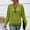 Green, variant on Ahabrexf Fall Sweaters for Women, Solid Round Neck Long Sleeve Casual Blouse Shirt Top