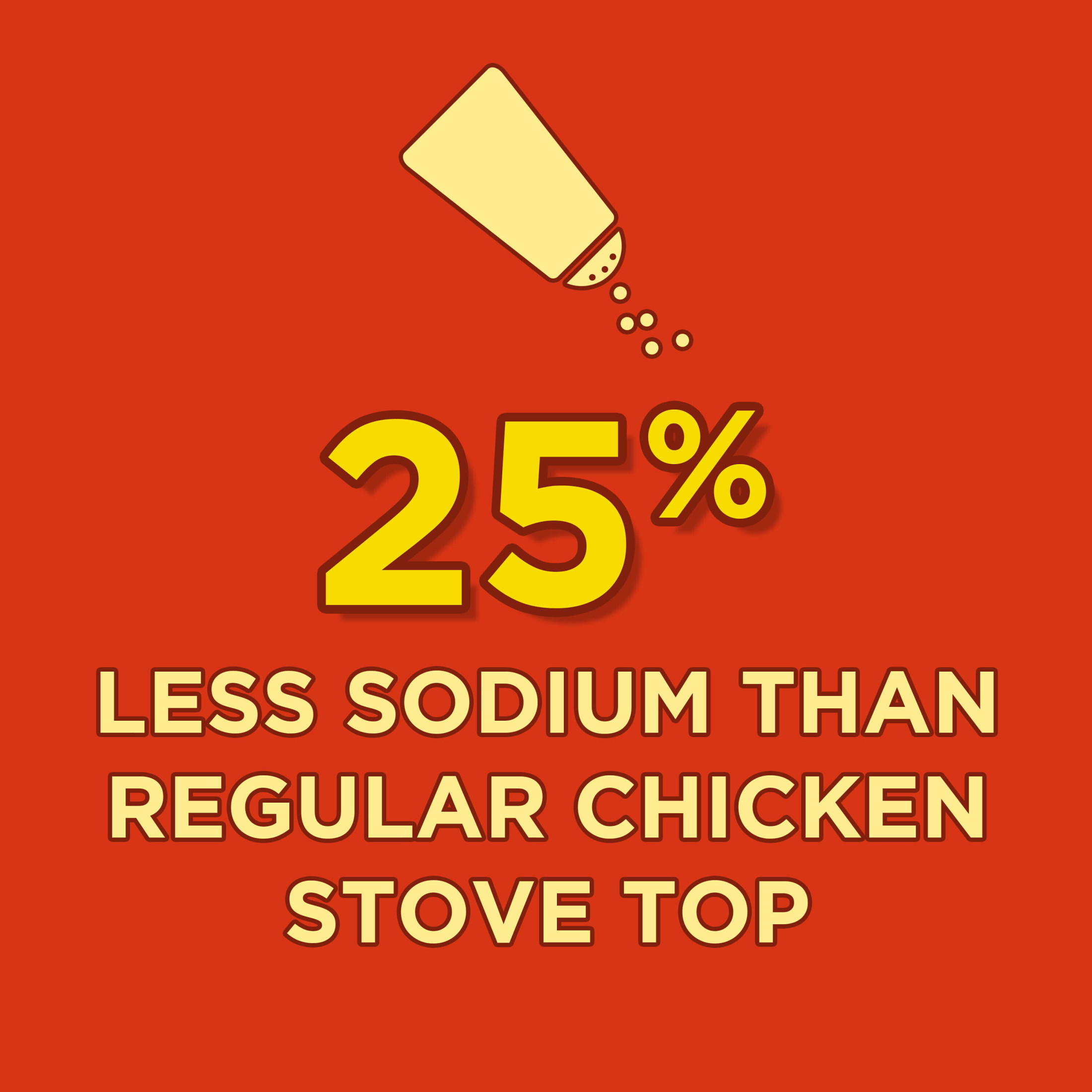 Stove Top Low Sodium Chicken Stuffing Mix Side Dish with 25% Less Sodium, 6 oz Box - image 3 of 8