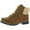 Light Brown/Suedette/Fleece, variant on Cliffs by White Mountain Womens Pathfield Faux Suede Lace-Up Ankle Boots