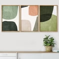 thumbnail image 2 of IDEA4WALL Framed Canvas Print Wall Art Set of 3 Trio of Multicolored Transparent Ovals Abstract Urban Multicolor Pastel Decoration for Living Room, Bedroom, Office - 24"x36"x3 Natural, 2 of 5