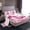 White Pink 03, variant on Feelyou Kawaii Ocean Whale Twin Sheet Sets, Cartoon Marine Rudder Twin Fitted Sheet, Pink Patchwork Buffalo Flat Sheet, Super Cozy Room Decor, 3pcs