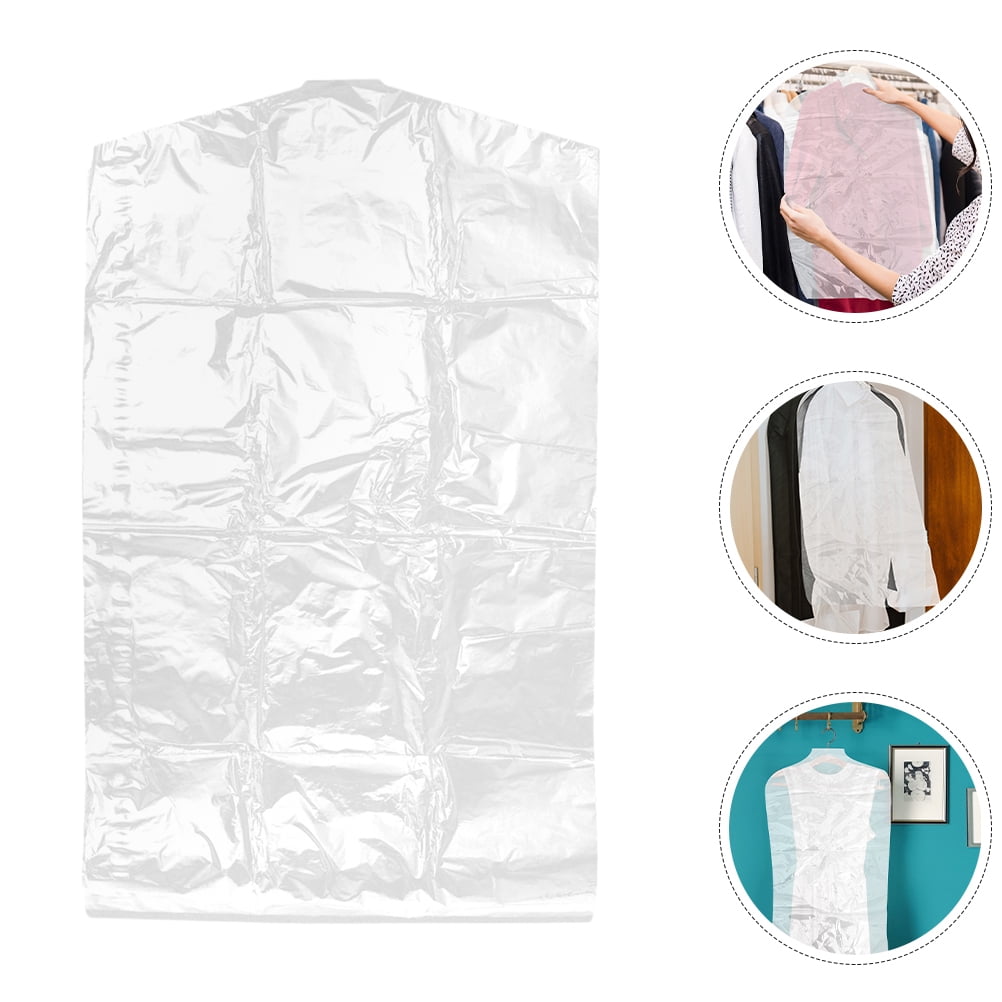 RENACLIPY Transparent Garment Bags, PVC Material for Home Storage, Protect Clothes and Wrinkles, Keep Wardrobe Organized