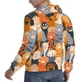 thumbnail image 6 of Wukai Cute Cat Paw Print Men Hoodies Fleece Sweatshirts Long Sleeve Sweaters Pullover Fall Outfits Winter Clothes-XX-Large, 6 of 7