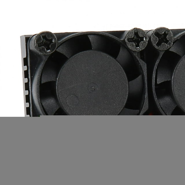 FLAMEEN Ventilateur de Refroidissement pour Raspberry Pi 4B Module Double Dissipateur Thermique + Colle Thermique 1200MHz 5V, Ventilateur de Refroidissement pour Raspberry Pi 4B, Ventilateur de Refroidissement 1200MHz
