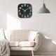 thumbnail image 5 of Reloj de pared silencioso perfecl luminoso creativo con decoración de números clásicos negros, 5 of 8